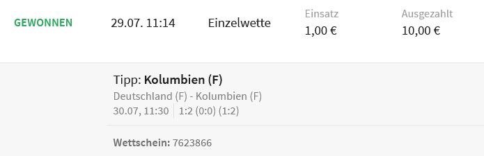 FIFA Frauen-WM 2023: Deutschland - Kolumbien (1 : 2)